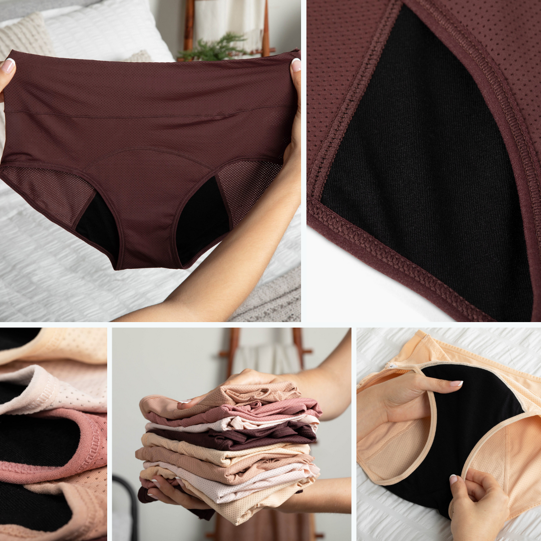 كلوت مانع للتسرب بديل الفوط الصحية واليومية للدورة والنفاس - عبوة 5 قطع - قطن غير معطّر