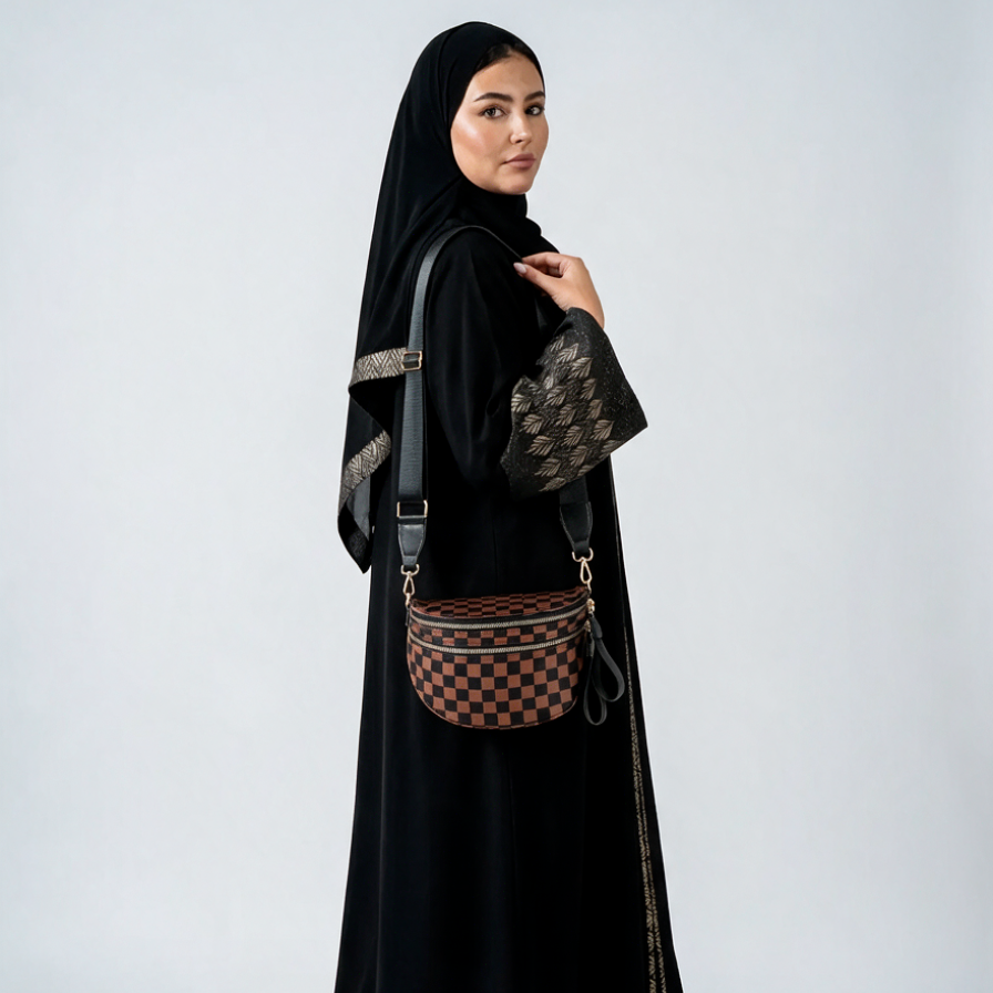 شنطة نسائية كروس بودي واسعة وعملية – شنطة كتف متعددة الجيوب للأمهات والمشاوير اليومية والسفر